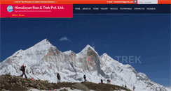 Desktop Screenshot of himalayanruntrek.com